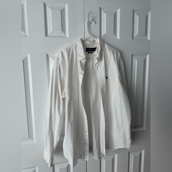 Polo Ralph Lauren White Button Down Shirt XXL | Quiet Luxury | Cotton - Picture 3 of 6